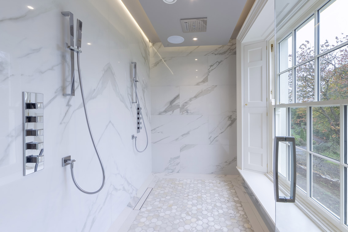 Huge Double Shower Enclosure